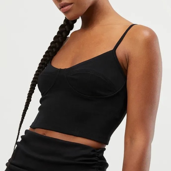 CROPPED BUSTIER TANK Oak and Fort - Picture 2 of 4